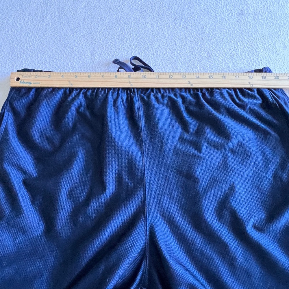 NBA‎ Elevation Mesh Shorts 2XL Basketball Gym Activewear Navy Blue Shiny Vintage - Picture 8 of 8